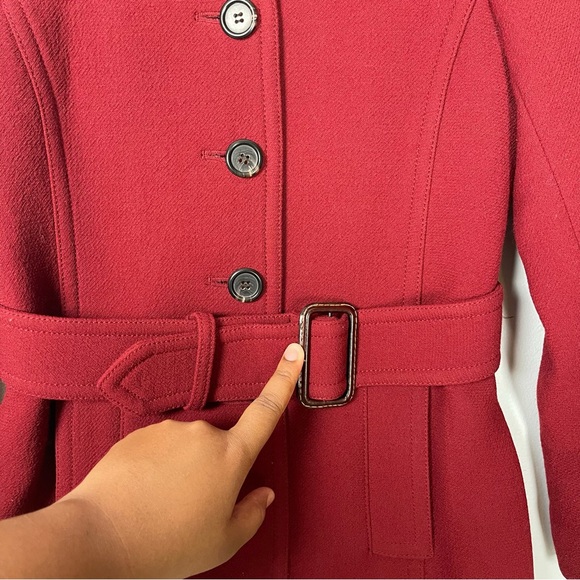 J. Crew Double Cloth Belted Wool Trench Coat - Picture 3 of 16